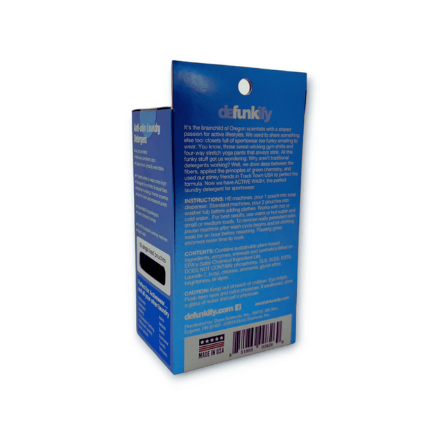 Powder Laundry Detergent Single Load Packets TravelFriendly, 10 Pac