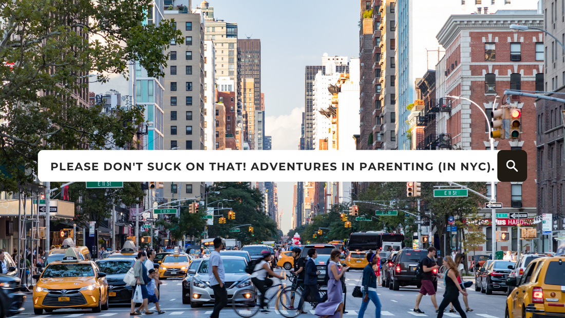 Please Don't Suck On That! Adventures in parenting (in NYC).