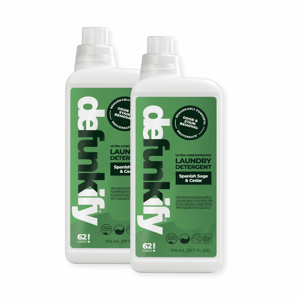 NEW 2-Pack DEFUNKIFY Liquid offers Laundry Detergent 37.7 Oz Bottle=62 Loads Fresh Air