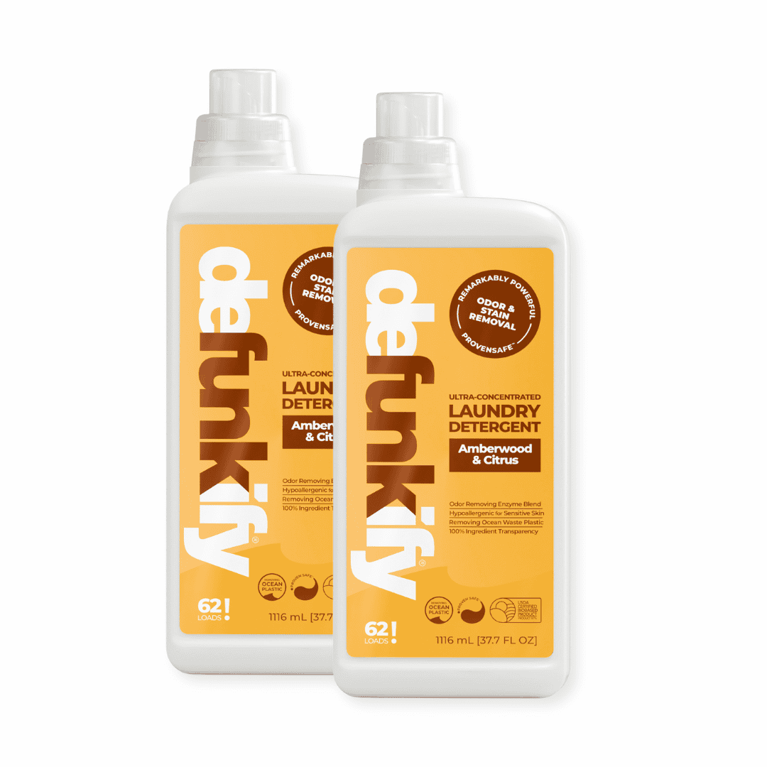 Non Toxic Liquid Laundry Detergent - Amberwood & Citrus - Defunkify