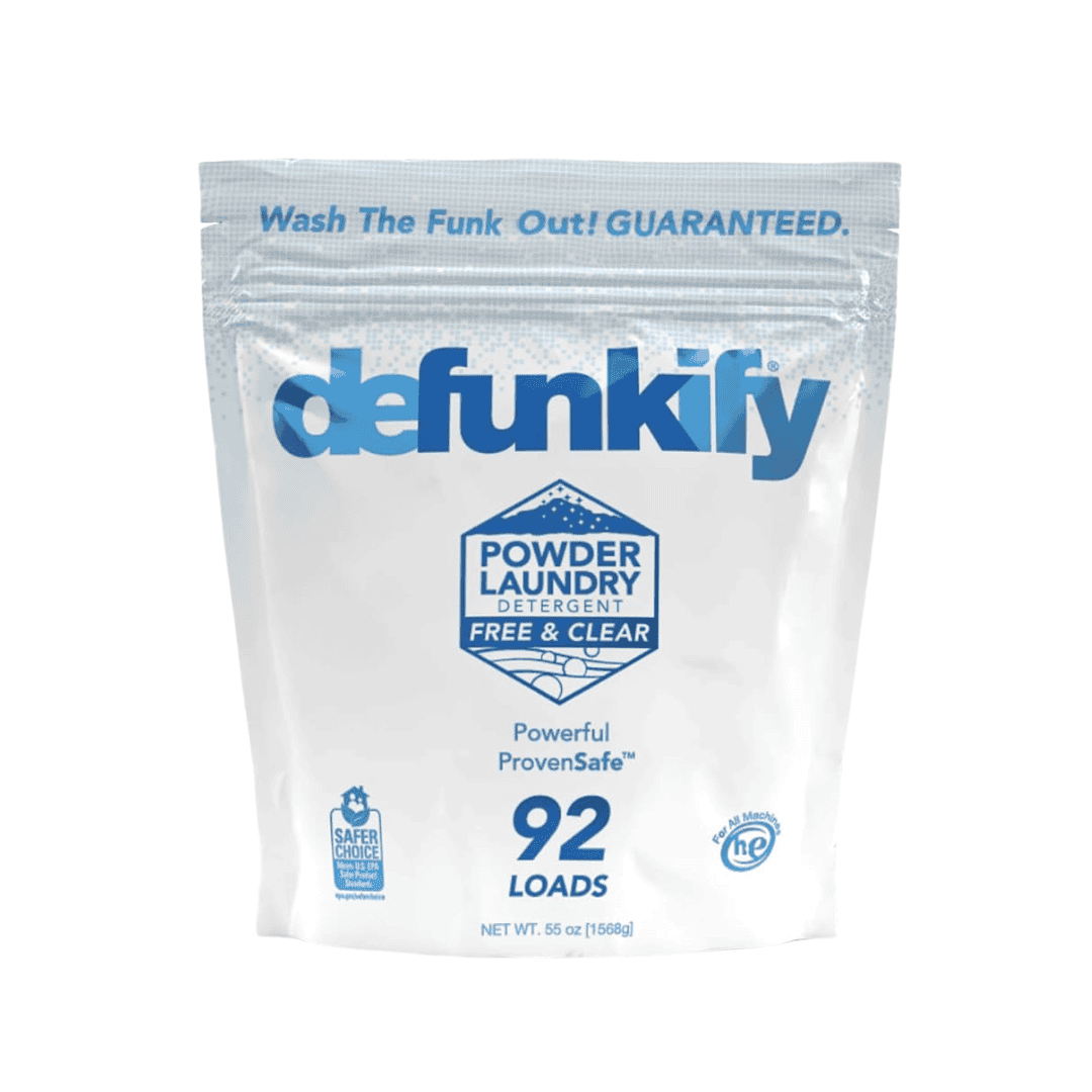 Non Toxic Powder Laundry Detergent - 92 Load - Free & Clear - Defunkify