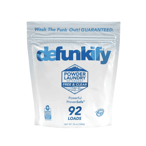 Non Toxic Powder Laundry Detergent - 92 Load - Free & Clear - Defunkify